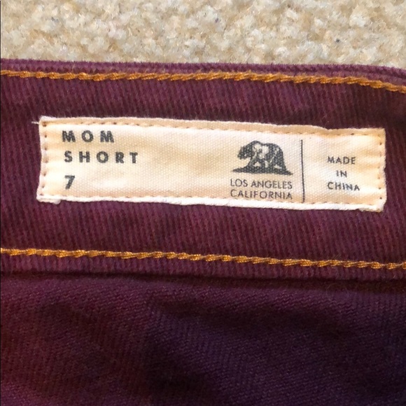 Bullhead maroon shorts. - Picture 4 of 4